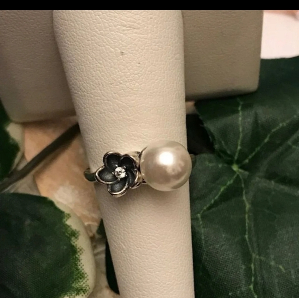 Pandora rings and matching clip